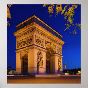 Arc de Triomphe Place de LEtoile Star Square Poster