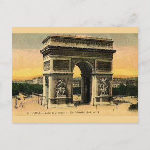  Arc De Triomphe Post Card Briefkaart