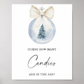 Arc d'hiver Devinez combien de bonbons Poster (Devant)