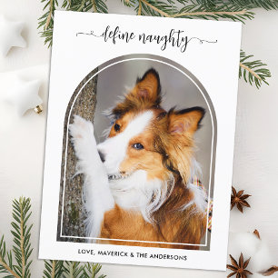 Arc élégant Définir Carte de Noël pour animaux mig