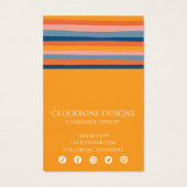 Arc en arc-en-ciel - Collier à oreilles - Carte d' (Dos)