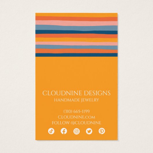 Arc en arc-en-ciel - Collier à oreilles - Carte d' (Dos)