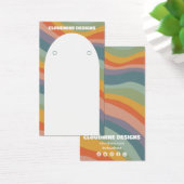 Arc en arc-en-ciel Earrage collier bijoux carte d' (Bureau)