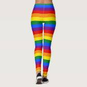 Arc en arc-en-ciel Gay pride Design Leggings (Dos)