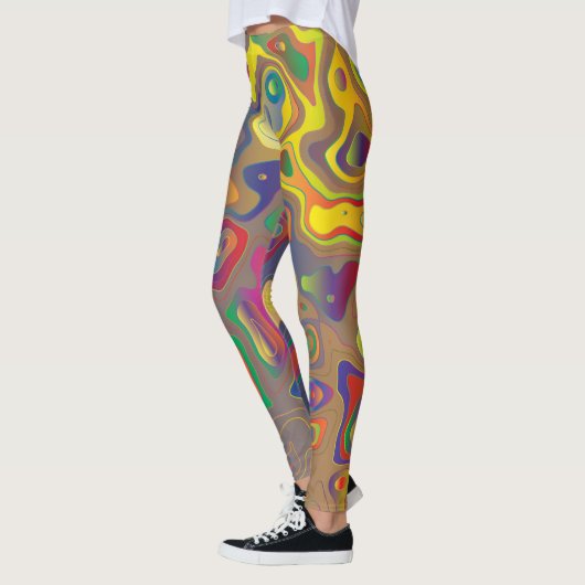 Arc en arc-en-ciel l'eau goutte leggings (Gauche)