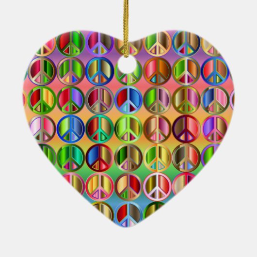 Arc en arc-en-ciel signe ornement en porcelaine (Dos)