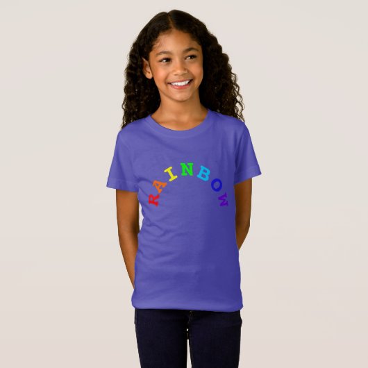 Arc en arc-en-ciel T-Shirt (Enfant) (Devant entier)