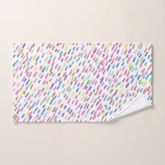 Arc-en-ciel  (Serviette à main)