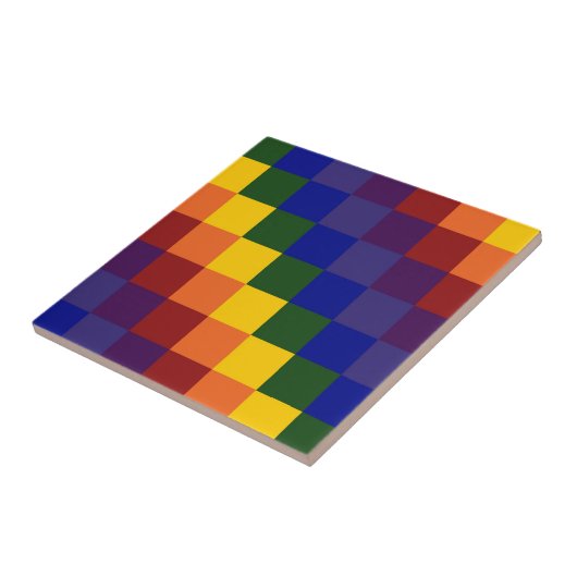 Arc-en-ciel à carreaux (Côté)