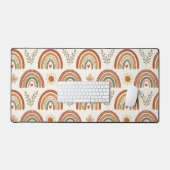 Arc-en-ciel aquarelle boho chaud (Clavier et souris)