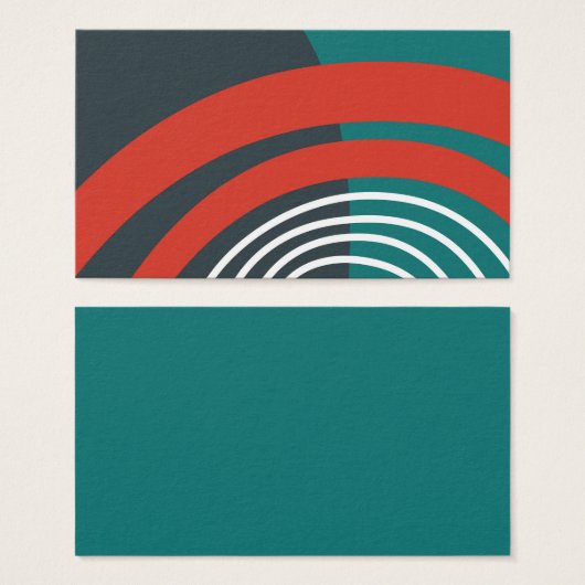 Arc-en-ciel, art bleu rouge blanc (Devant & derrière)