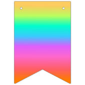 Arc-en-ciel Bannière du drapeau de l'anniversaire (Premier drapeau)