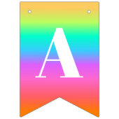 Arc-en-ciel Bannière du drapeau de l'anniversaire (Troisième drapeau)