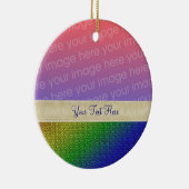 Arc-en-ciel brillant ton ornement photo (Droite)