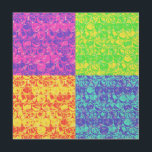 Arc en ciel bulle envelopper pop art<br><div class="desc">Motif d'enveloppement de bulle d'art pop en couleurs arc-en-ciel</div>