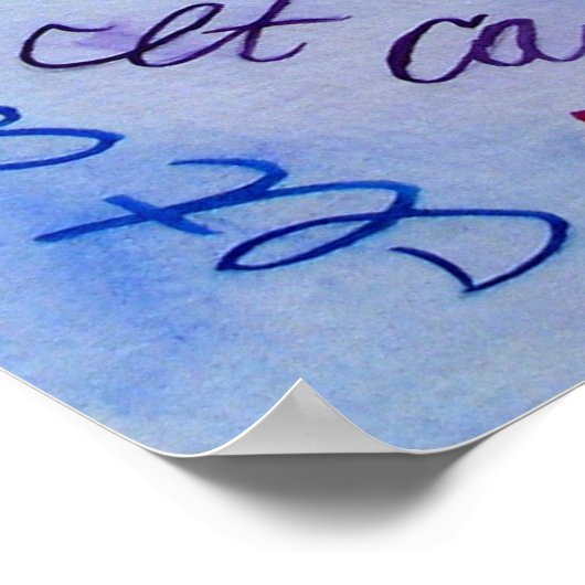 Arc-en-ciel Cancer Heart Poster Art Peinture Impri (Coin)