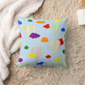 Arc-en-ciel Clouds Jeter Coussin (Couverture)