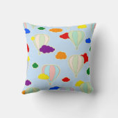 Arc-en-ciel Clouds Jeter Coussin (Verso)