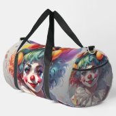 Arc-en-ciel Clowns s'amuser Happy Grand Duffel Sac (Coin droit)