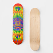 Arc-en-ciel / conception fractale : Skateboard per (Recto)