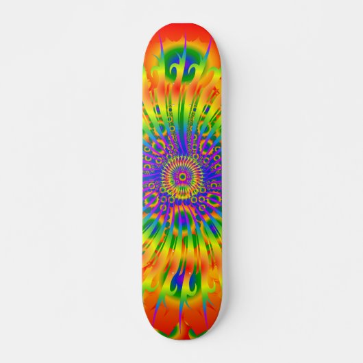 Arc-en-ciel / conception fractale : Skateboard per (Devant)