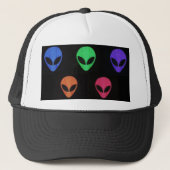 Arc en ciel de casquette ALIEN. (Devant)