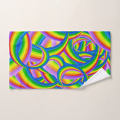 Arc-en-ciel de couleur (Serviette à main)