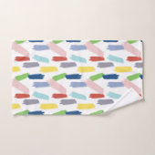 Arc-en-ciel de couleurs Abstrait pinceau (Serviette à main)