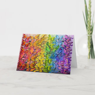 Arc-en-ciel de papillons et carte de Féeries
