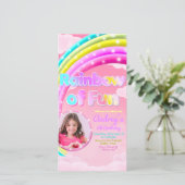 Arc en ciel de plaisir avec Invitation de téléphon (Debout devant)