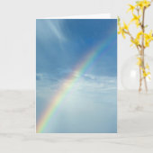 Arc en ciel de promesses carte de voeux (Fleur jaune)