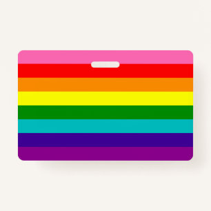 Arc en ciel drapeau gay LGBT Badge