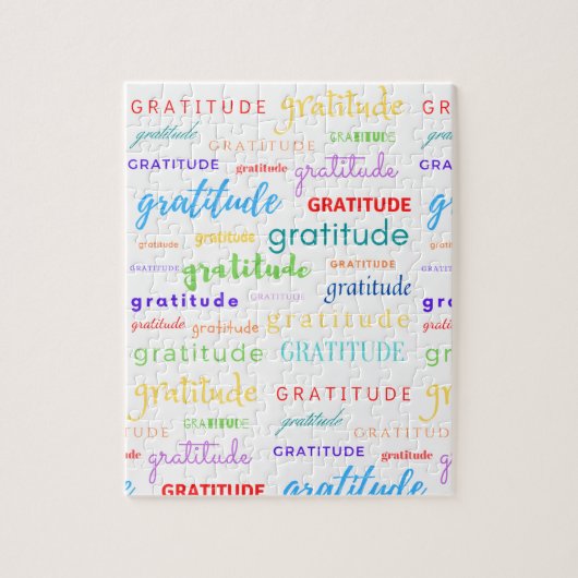 Arc-en-ciel du Puzzle de Gratitude (Vertical)