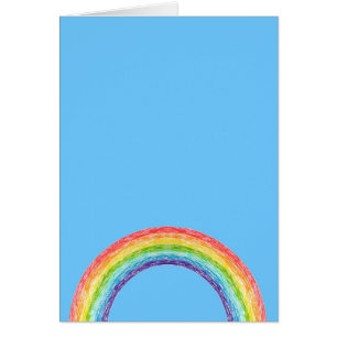 Arc en ciel et ciel bleu