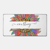 Arc en ciel et empreinte de léopard personnalisé (Recto)