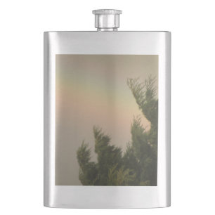 Arc-en-ciel et fiole d'arbres