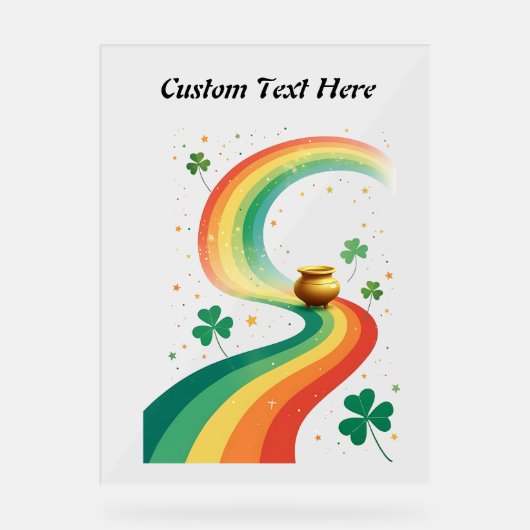 Arc-en-ciel et pot d'or Imaginaire scène (Recto)