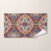 Arc-en-ciel Floral Boho (Serviette à main)