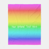 Arc-en-ciel Gradient couvertures en polaire person (Devant)