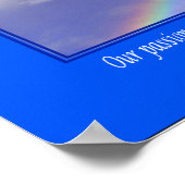 Arc en ciel inspiré - Petite affiche (Coin)