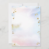 Arc-en-ciel Invitation Pastel Colorful Magie (Dos)