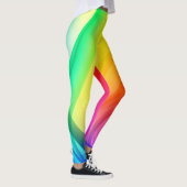 Arc-en-ciel Leggings d'art Abstrait (Droite)