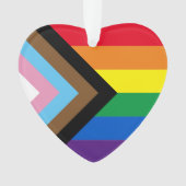 Arc-en-ciel Lgbtq gay pride diversité coeur (devant)