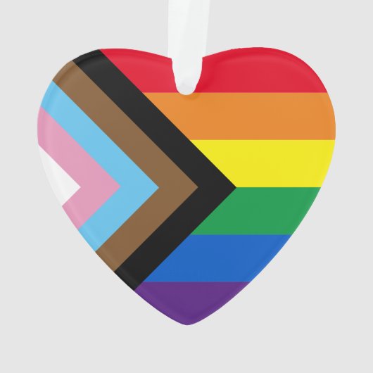 Arc-en-ciel Lgbtq gay pride diversité coeur (dos)