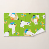 Arc-en-ciel Llama Donuts Enfants Serviettes de bai (Serviette à main)