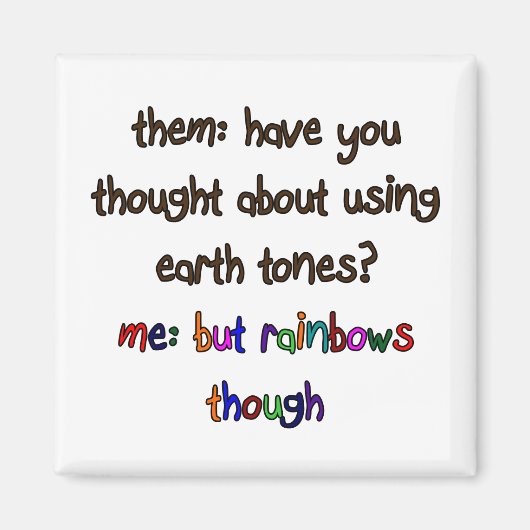 Arc-en-ciel - Magnet (Devant)