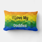 Arc-en-ciel Mosaïque Drapeau Jeter Oreiller (Recto)