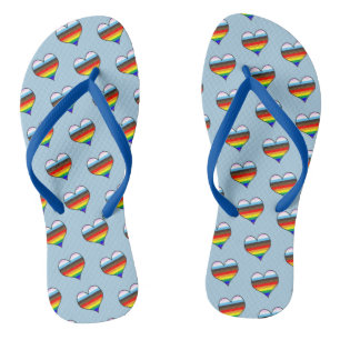 Arc-en-ciel Motif tongs