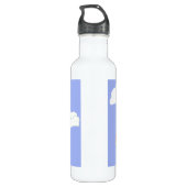 Arc-en-ciel Ninja Narwhal qui pilote la bouteille (Dos)