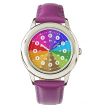 Arc-en-ciel Nohr Montre-bracelet 12 heures Afficha